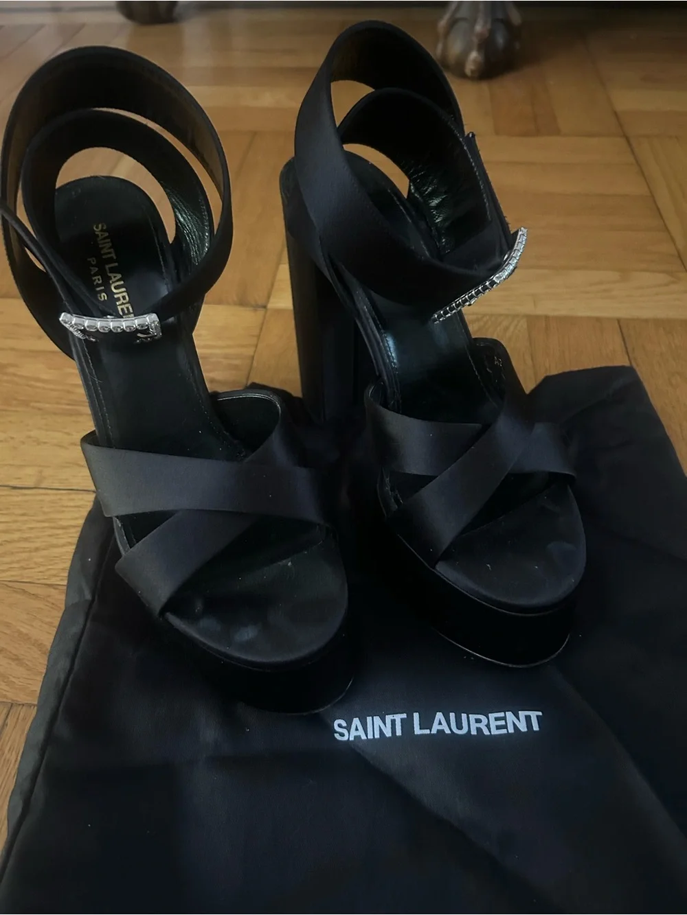 Saint Laurent high platform